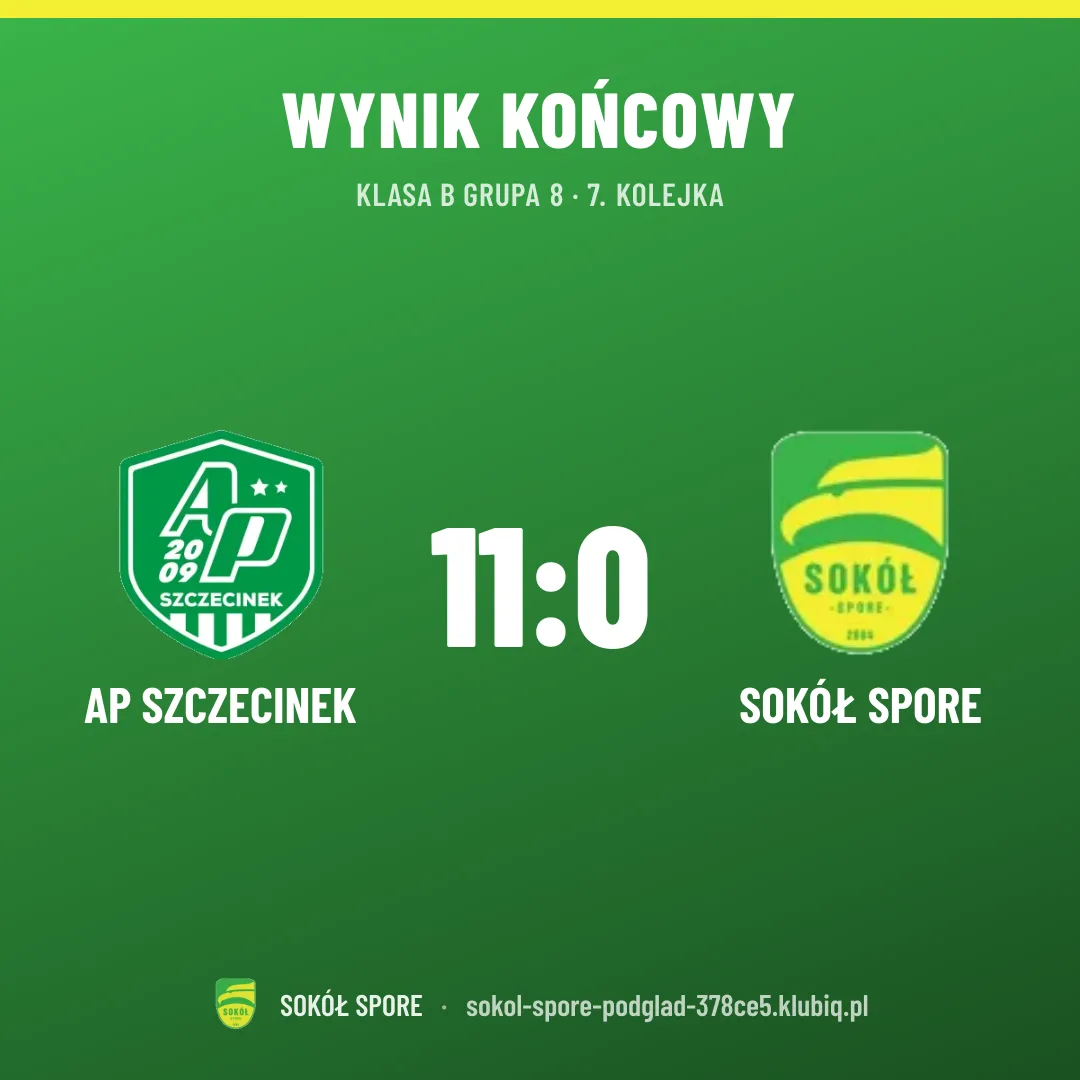 AP SZCZECINEK 11:0 SOKÓŁ SPORE